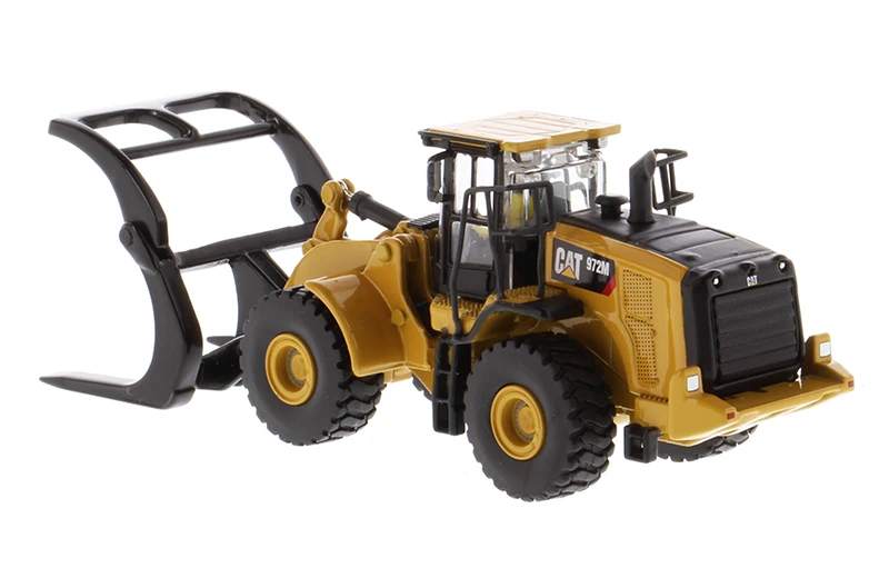 NEW DM CatTerpillar 1/87 Cat 972M Wheel Loader with Log Fork High Line Series HO Scale 85950 By Diecast Masters for collection