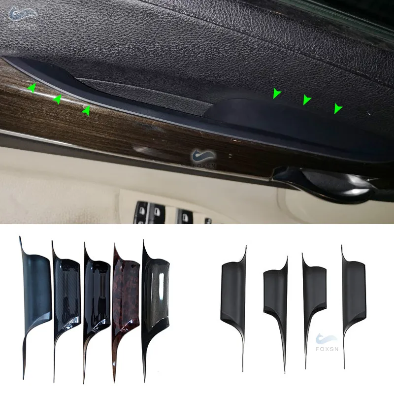 For BMW 7 Series F01 2009 2010 2011 2012 2013 2014 2015 730 740 750 760 Interior Door Handle Pull Protective Cover Trim