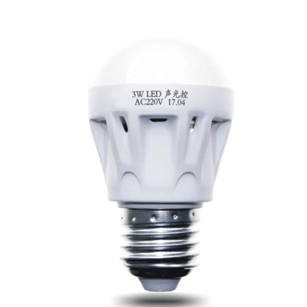 التحكم مصباح لجهاز الاستشعار E27 كاشف حركة Led لمبة مصباح درج الممر الممر الممر الإضاءة الليلية