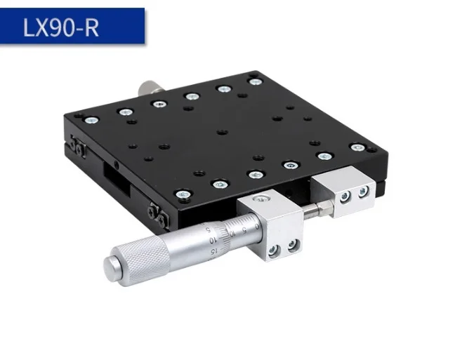 XY Axis Manual Displacement Fine Adjustment Platform Cross Roller Guide LY90-C / LY90-L / LY90-R