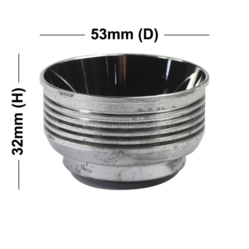 Odbłyśnik aluminiowy SMO o średnicy 53mm (D) x 32mm (H)