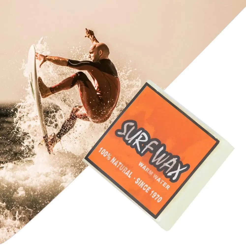 Surfing Wax Surfboard Anti-Slip Wax On For Skimboard Kiteboards Professional Square Wax Block Base Warm Hot Cool Cold Water Wax