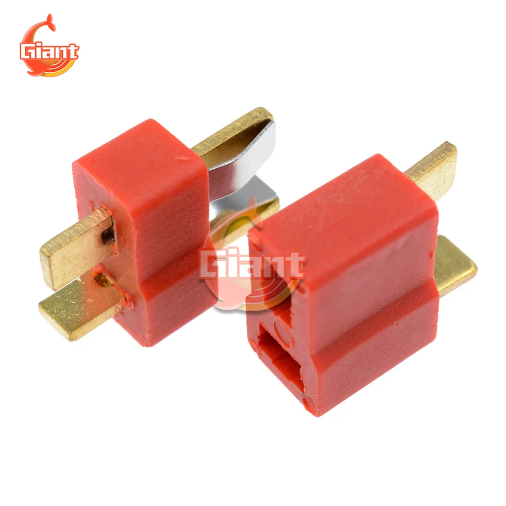 20pcs T Plug Male Female Connector ESC RC Lipo Battery Helicopter For Deans 5Pair T Type Male Female Adapter Connector