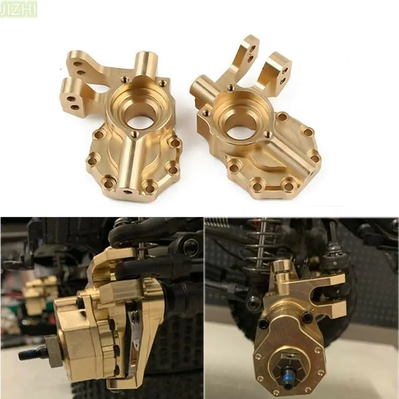 2Pcs/Set 8252 Brass Heavy Counterweight Portal Drive Housing Replacement For Traxxas TRX4 TRX-4 TRX6 1/10 RC Car Accessories