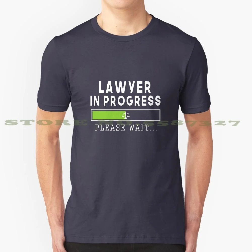 Lawyer In Progress Law School Student Tee Gift Studies Law 100% Cotton T-Shirt Law Degree Studies Law Law School Student Great