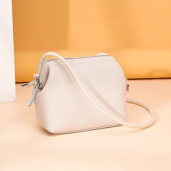 100% Genuine Leather Women Handbags High Quality Soft Cowhide Women Shoulder Bag Luxury Small Female Messenger Bag Fashion Totes