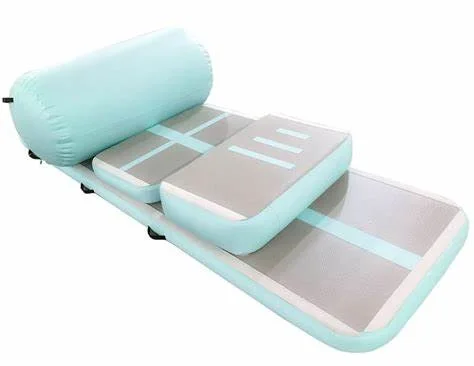 Airtrack Set Inflatable Gymnastic Mattress Gym Tumble Air Track Floor Tumbling Air Track Mat Yoga Exercise Kit