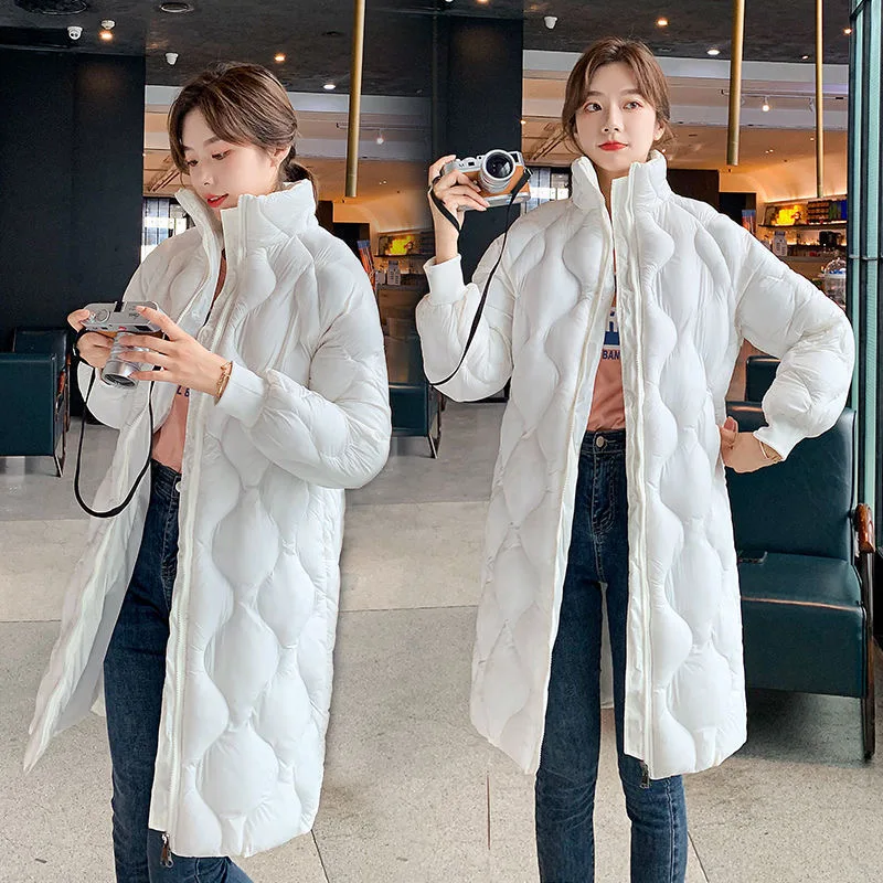 Winter Women Coats and Jackets Cotton Liner Warm Parkas Woman Fashion Waterproof Outdoour Coat Thicken Straight Casual Clothes