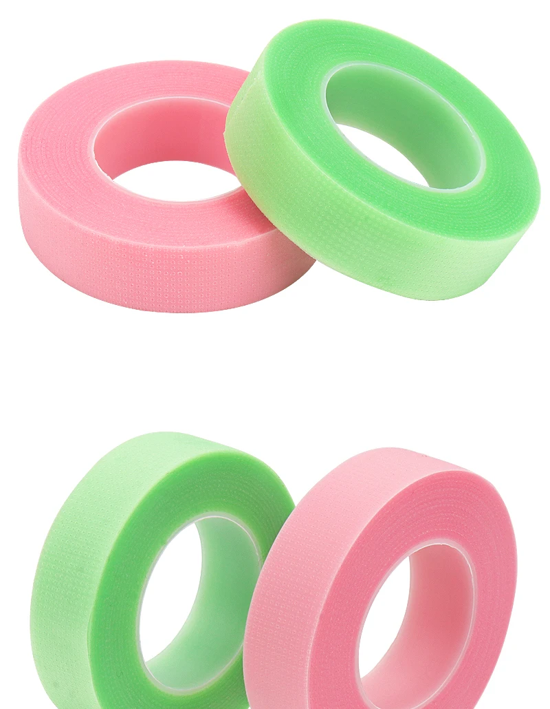 5 Rollen bunte Wimpernverlängerungs-Tapes, weiches, medizinisches, atmungsaktives PE-Klebeband für falsche Wimpern, Patches und Make-up-Tools – Detail 8