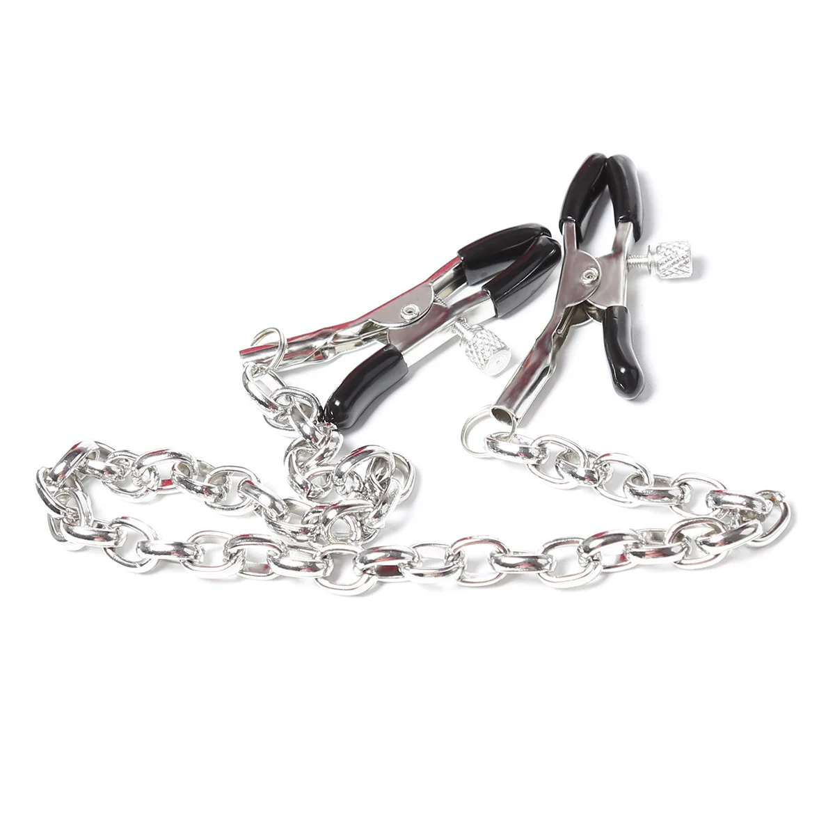 Metal Nipple Clamp with Metal Chain for Women Fetish to Breast Labia Clip Stimulation Massager Bdsm Bondage Sex Products