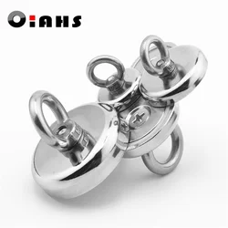 D20 D25 D32 D36 D42 Super Strong Fishing Salvage Magnets Neodymium Round Powerful Magnetic Hook Sea Fishing Magnet Searcher