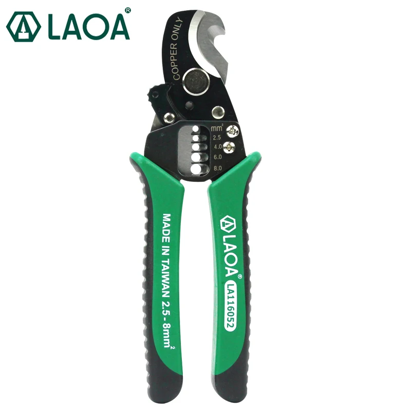 LAOA Cable Wire Stripper SK5 Material Multifunction Electrician Pliers Paring Wirescutting  Made in Taiwan