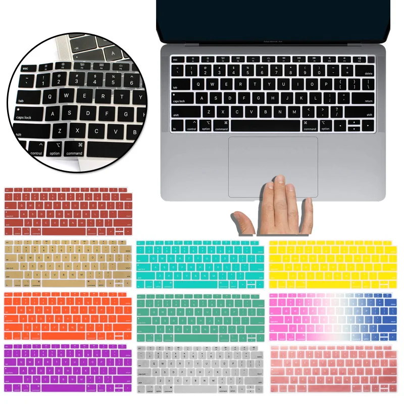 Laptop Keyboard Cover for Macbook Air 13 M1 2020 A2337 Ultra-thin Silicone Protector Skin Case Macbook Air 13 A2179 A1932