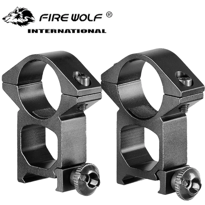 2 pcs Rifle hunting Scope Ring Mounts 1inch High Profile Scope Mounts Rings for Picatinny Weaver Rail