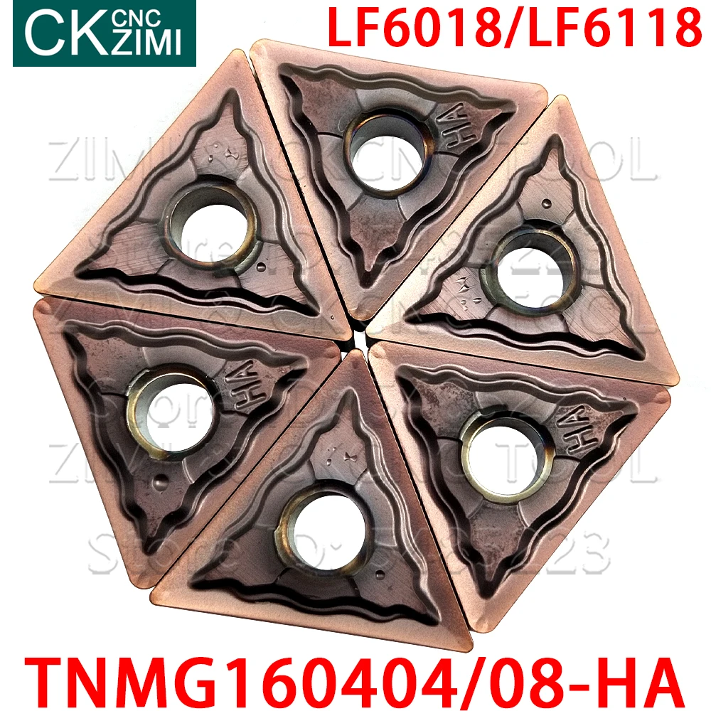 

TNMG160404-HA LF6018 TNMG160408-HA LF6018 TNMG160404-HA LF6118 карбидные вставки токарные инструменты Токарный станок с ЧПУ TNMG для нержавеющей стали