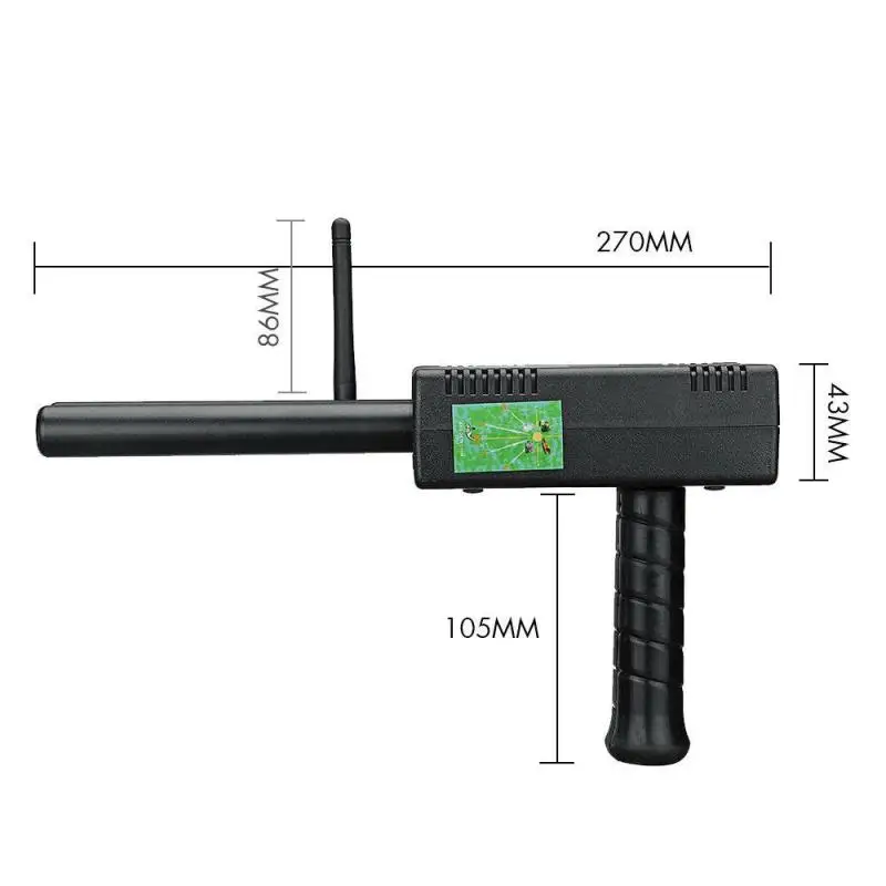 Detector de metais dourados subterrâneo, circuito de posicionamento remoto, alta exatez, AKS Plus, sonda dupla, caçador de tesouros