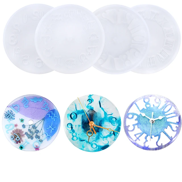 10cm 15cm silikonowe formy do zegara zegar żywica silikonowa formy narzędzia do odlewania ręcznie robiona biżuteria narzędzie do rękodzieła DIY formy z żywicy epoksydowej