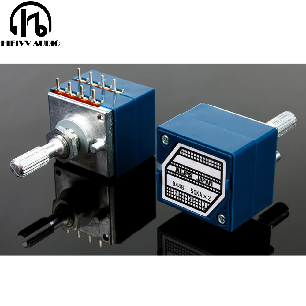 1pc japonia ALPS RK27 RH2702 regulacja głośności potencjometr przełącznik głośności 50KAX2/100KAX2 8pin z głośnością Volume LOG Stereo Poten