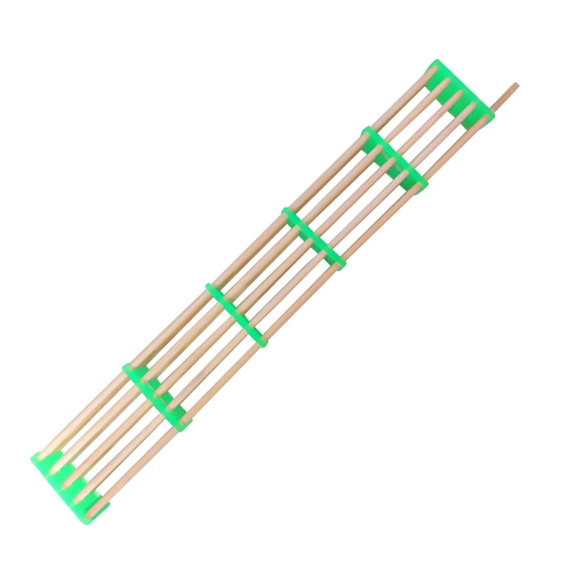 20pcs Bamboo Queen Cage Lengthening 5 Sections Bamboo Queen Prison Cage Beekeeping Supplies Apiculture Tools