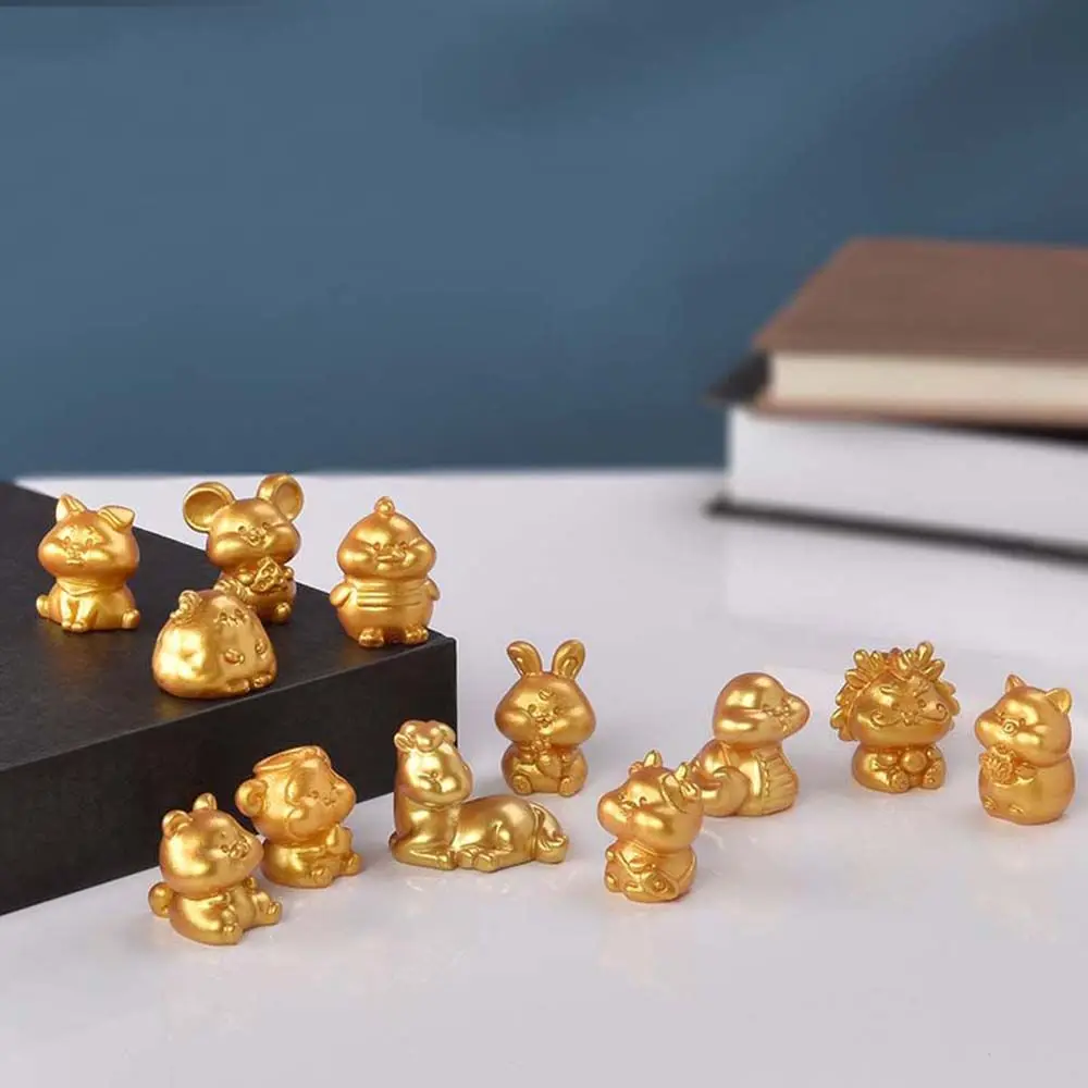 Accessories Cute Little Statue Fairy Garden DIY Home Decoration Miniature Taurus Cow Figurines Animal Model Micro Landscape