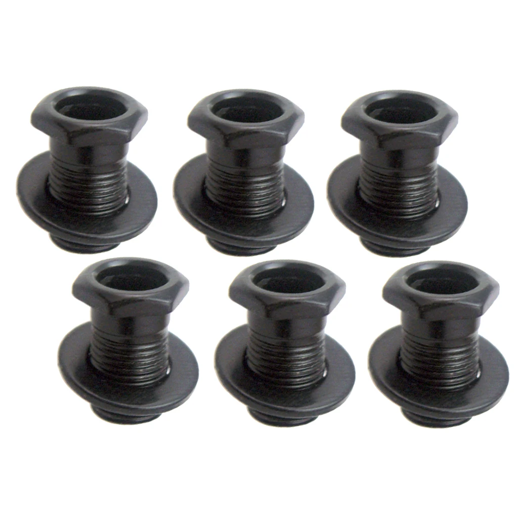 Iron Tuning Peg Tuner 6x Bushing+6x Washer Set For Electric Guitar Accessory