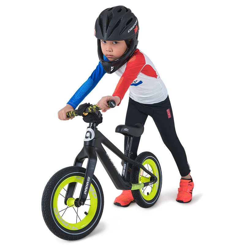 Set maglia da ciclismo RJYC per bambini sport maniche lunghe bicicletta traspirante abbigliamento per bambini Set estivo maglia da bici per bambini