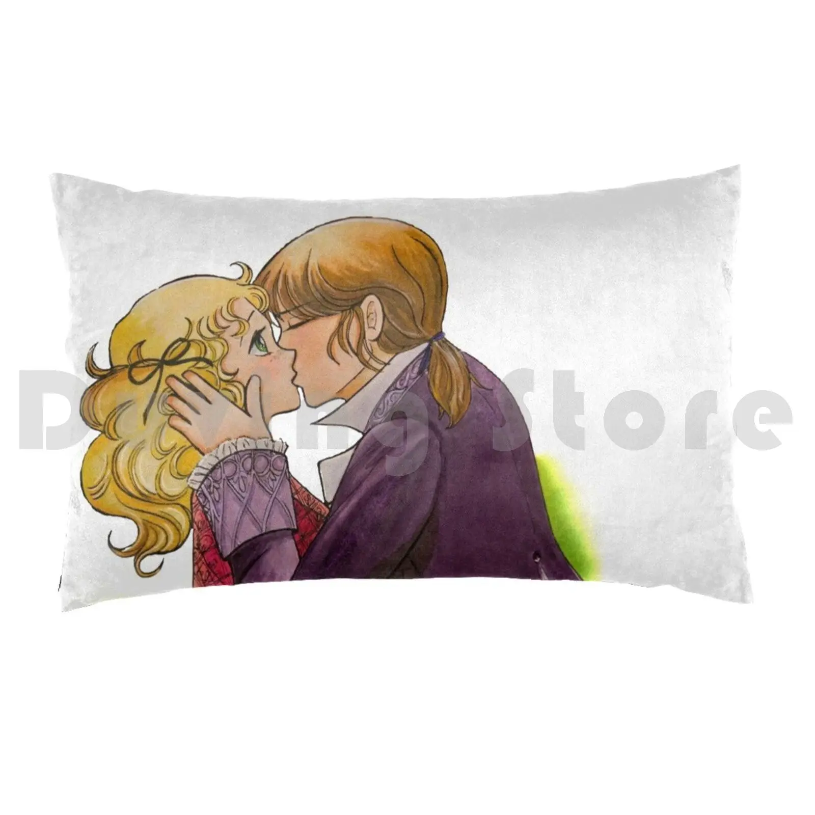 El Beso De Julieta (حلوى الحلوى) كيس وسادة مطبوع 35x50 مانغا أنيمي كاندي كاندي روميو جولييتا