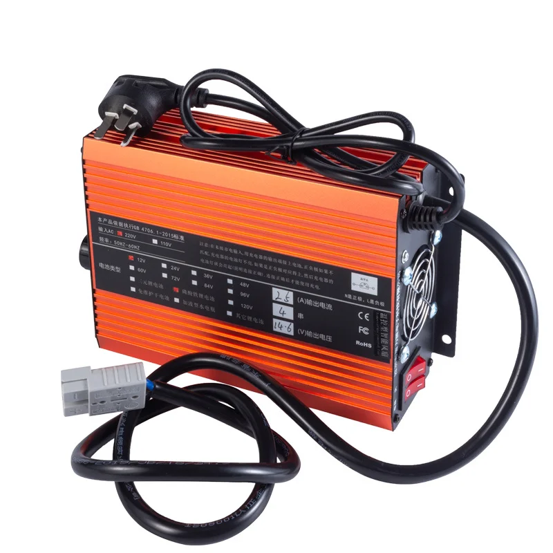 Mailicheng Forklift Battery Charger 12v24v100a200a Floor Sweeping Electromechanical Stacking Truck for Battery China Plug