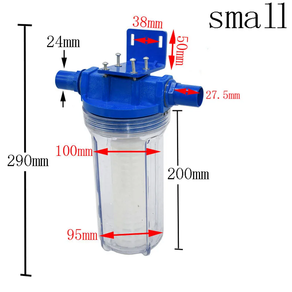 1 Pcs Family Garden Plastic Blue Poultry Pet Products Farm Animal Feed Veterinary Reproduction Filter Water Supply Equipment