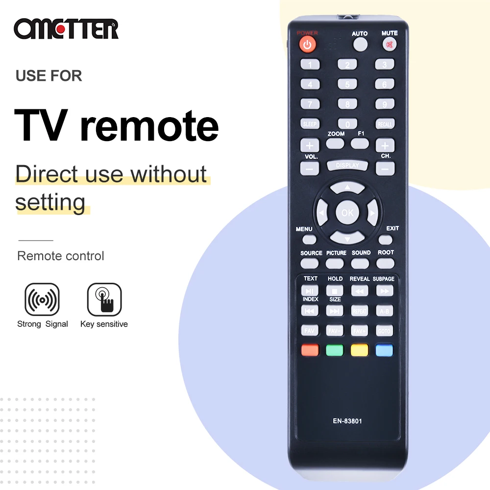 EN-83801 EN83801สำหรับ Hisense Smart TV รีโมทคอนโทรล