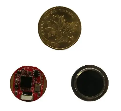 Módulo redondo 160x160 da impressão digital do módulo tfp625r do reconhecimento de impressão digital módulo