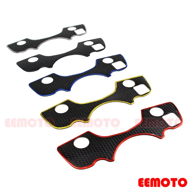 Motorcycle Motorbike Pad Triple Tree Top Clamp Upper Front End Decals Stickers For SUZUKI GSXR 1300 K8 K9 2008-2012 2011 2010