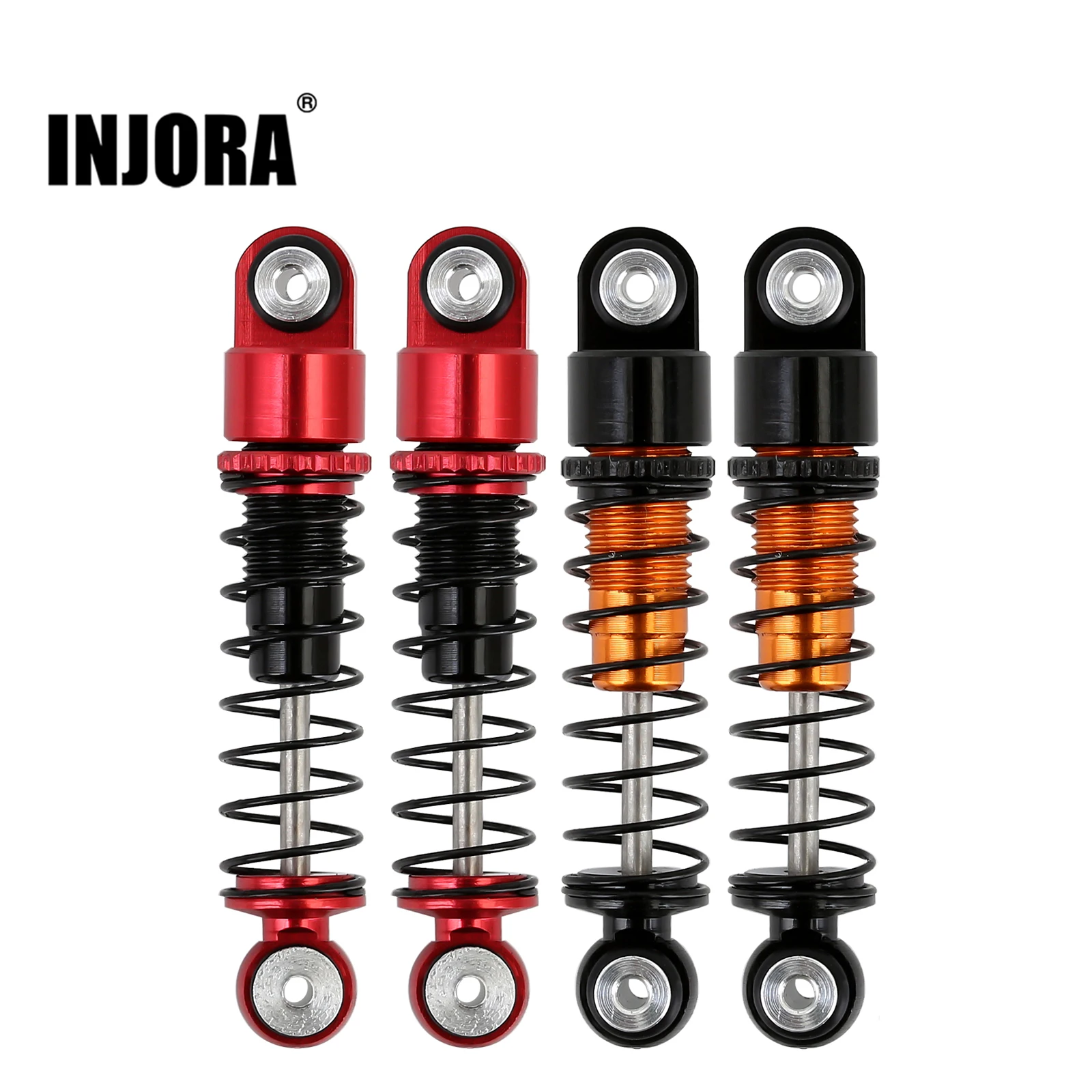 INJORA 32mm Aluminum Threaded Mini Shock Absorber for 1/24 RC Crawler Car Axial SCX24 90081