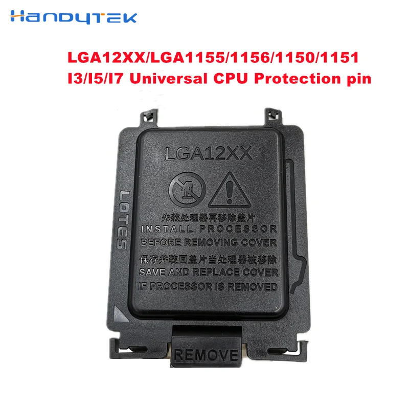 Carcasa protectora para enchufe de CPU, cubierta negra Universal para LGA 1155/1156/1151/1150, 2 /5/10/20 unidades