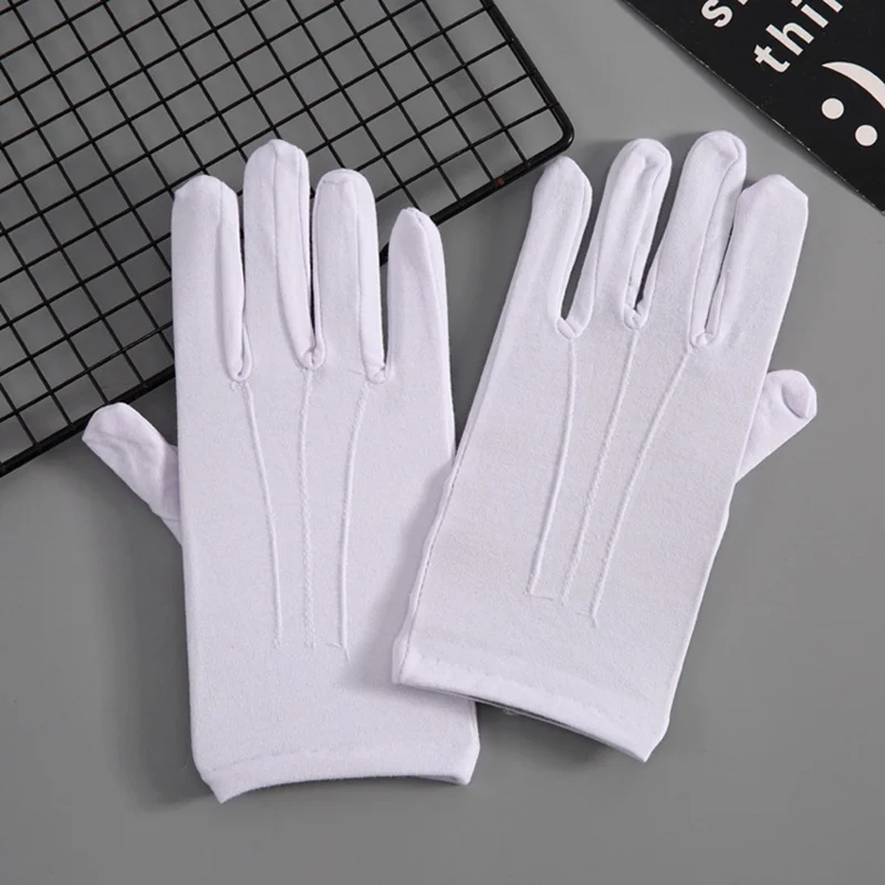 Manner luvas curtas para homens e mulheres, preto e branco Cor, algodão de alta qualidade, Bike Wash Mittens, carro unidade, Acessório de bicicleta, GL0406