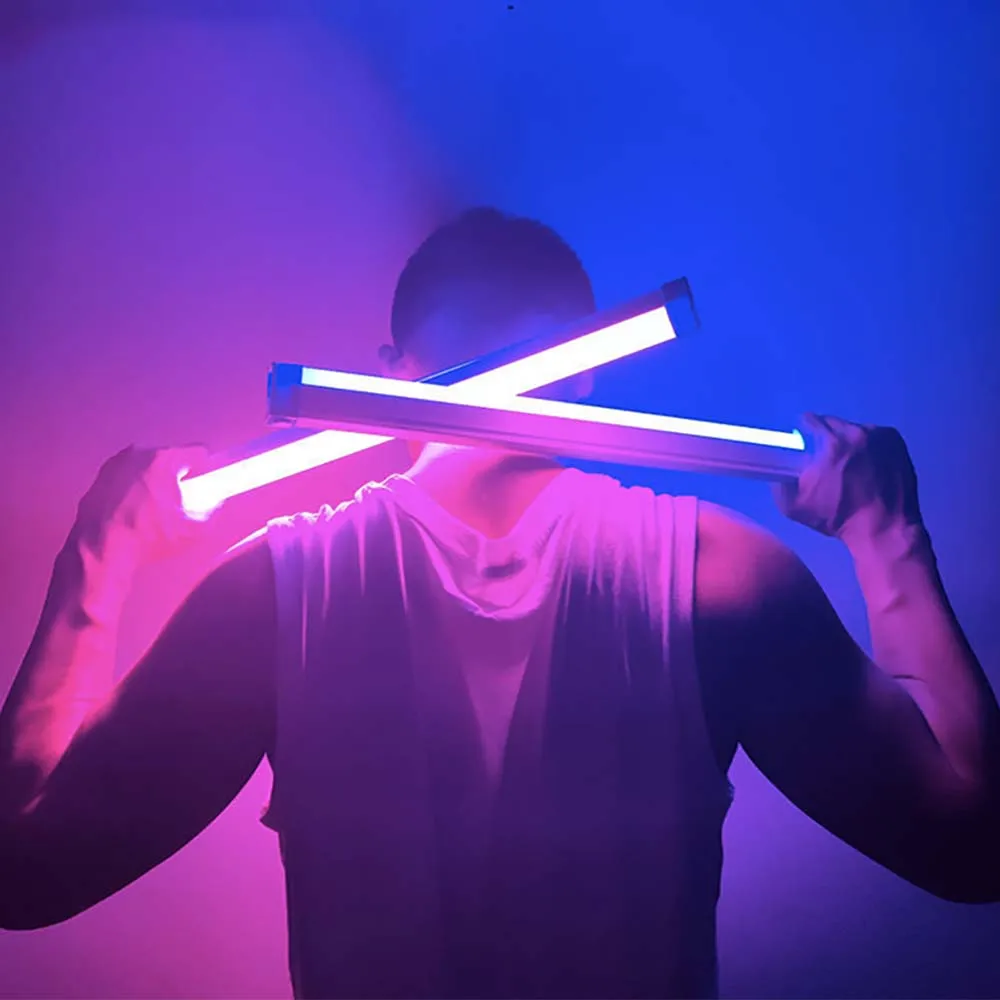 Led Fill Light Photography Light Handheld Stick Lights USB ricaricabile RGB Stmosphere Light Stick portatile Speedlight
