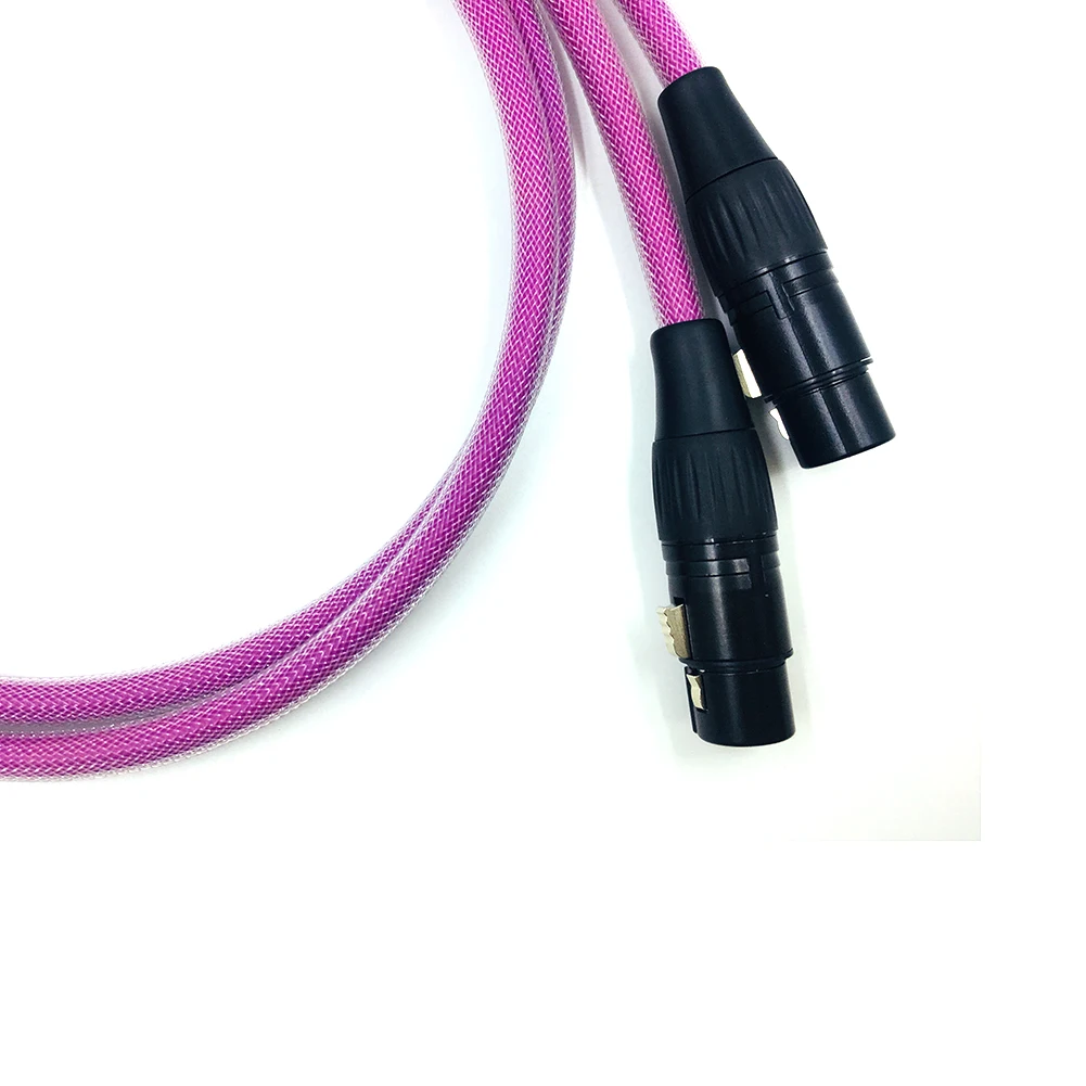 HIFI 2RCA Male to Dual XLR Female Audio Cable  Gold Plated plug 2RCA Male to XLR Female Interconnect Cable