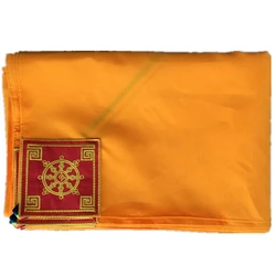 Tibetan Style Scripture Book Bag Linen Cotton Square Handwritten Table Pad Tablecloth Cover Cloth Plus Size