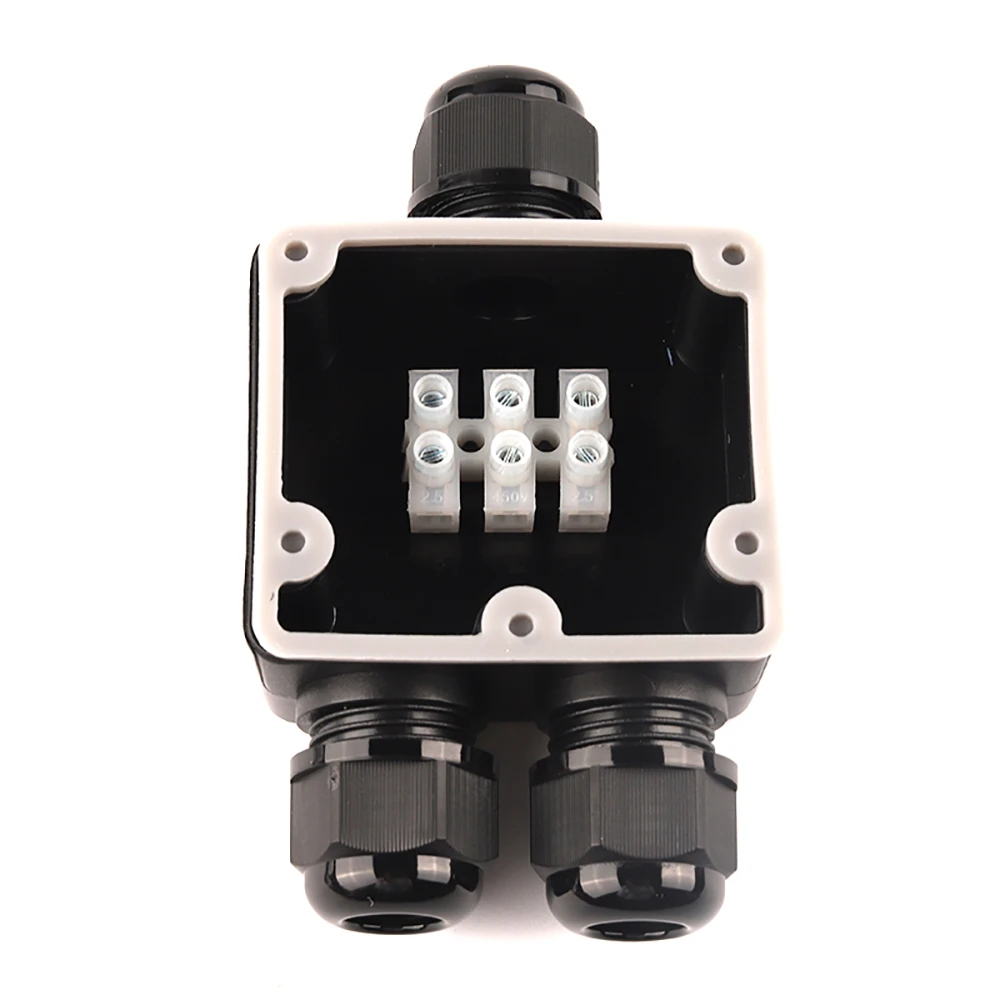 2/3 Way Electrical Outdoor Waterproof Cable wire connector IP68 41A/450V Junction Box With terminal for Light Wiring Accessories