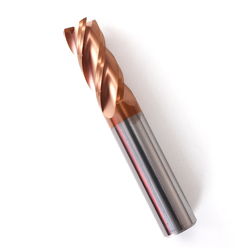 Cutting Alloy Carbide Milling Tungsten Steel Milling Cutter End Mill HRC55 4 Flute Metal Cutter Fresa 4mm 5mm 6mm 8mm 10mm 12mm