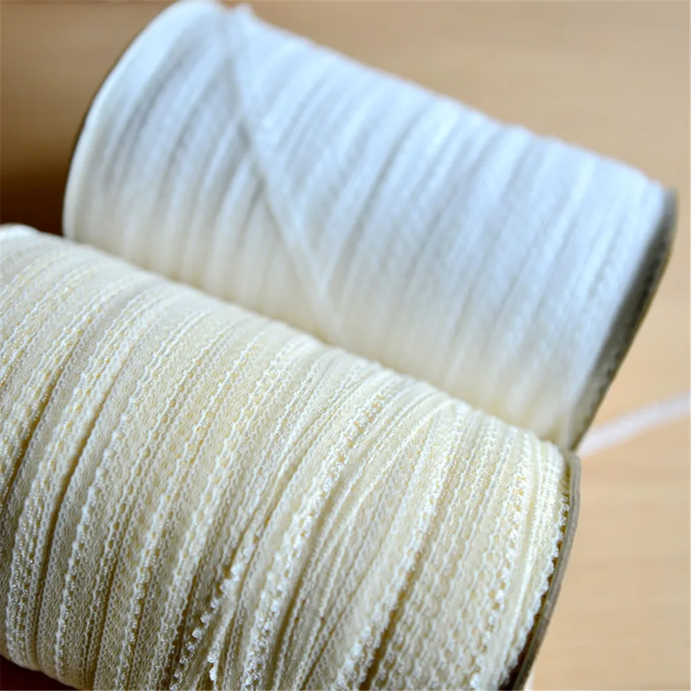 Milk White and White Color Apricot Pink Doll Lace Small dot polyester Quality Lace Decoration DIY Accessories 0.7cm x 1 Meter