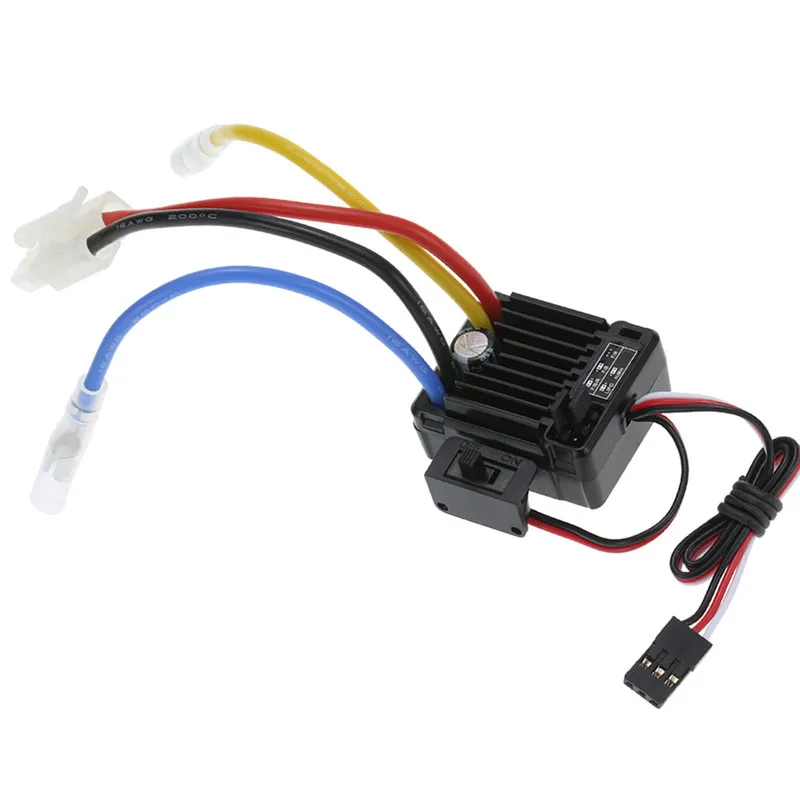 

WP-1060-RTR 2-3S 60A водонепроницаемый матовый ESC W/BEC 6V/3A для 1/10 RC Tamiya Traxxas Redcat HPI радиоуправляемые автомобильные запчасти