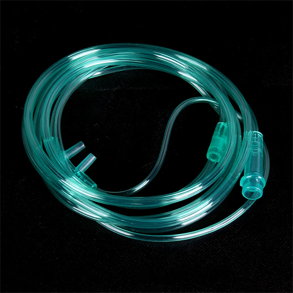 

10Pc Oxygen Cannulas Nasal Oxygen Tube Hose Disposable Adult Tube Flexible Tip Soft Nasal Useful