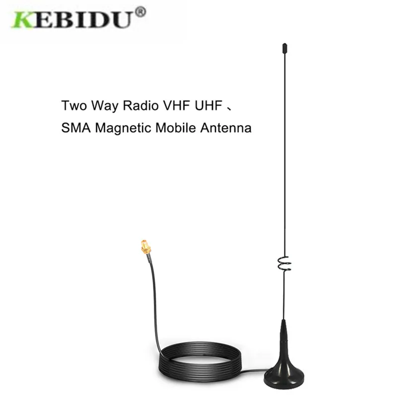 Two Way Radio VHF UHF SMA Magnetic Mobile Antenna UT-108UV For BAOFENG CB Radio Walkie Talkie UV-5R UV-B5 UV-B6 GT-3