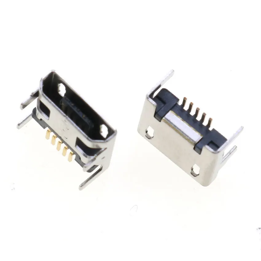 Cltgxdd 2/5/10pcs Micro USB Jack 5 Pin Female Socket Connector Charging Port SMD 4 Legs 90 Degree - Image 6
