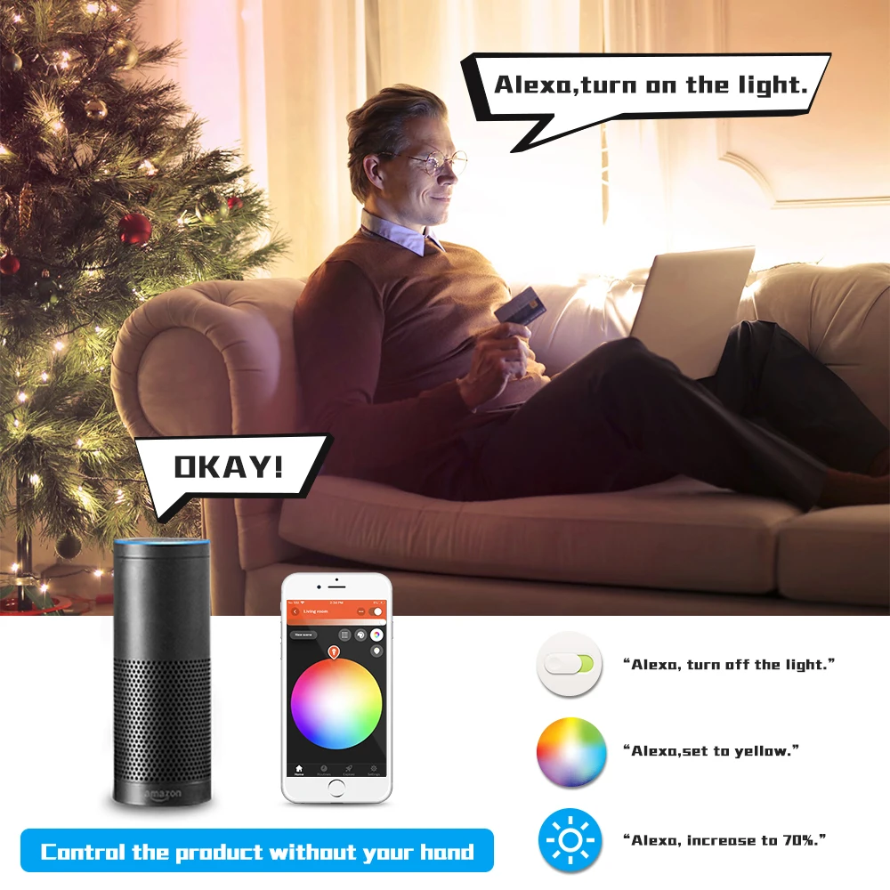GLEDOPTO-controlador inteligente de tira LED ZigBee, dispositivo con Control de voz, RGB + CCT, RGBW, WWCW, funciona con Echo Plus, SmartThings, 3,0
