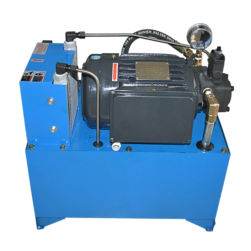 Brand-new  hydraulic station hydraulic system pump 750W/1500W hydraulic oil pump station  take nutrilite shaft 40L air cooling