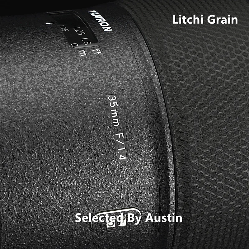 Premium decalque da pele para tamron 35mm 1.4 ef montar lente protetor do decalque da pele anti-risco revestimento envoltório capa adesivo