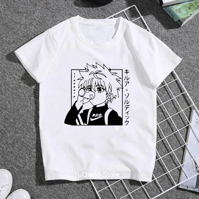 Funny Hunter X Hunter Cartoons Print Kids T Shirt Casual Girls Boys Unisrx Graphic Tshirt Children's  Harajuku Clothes