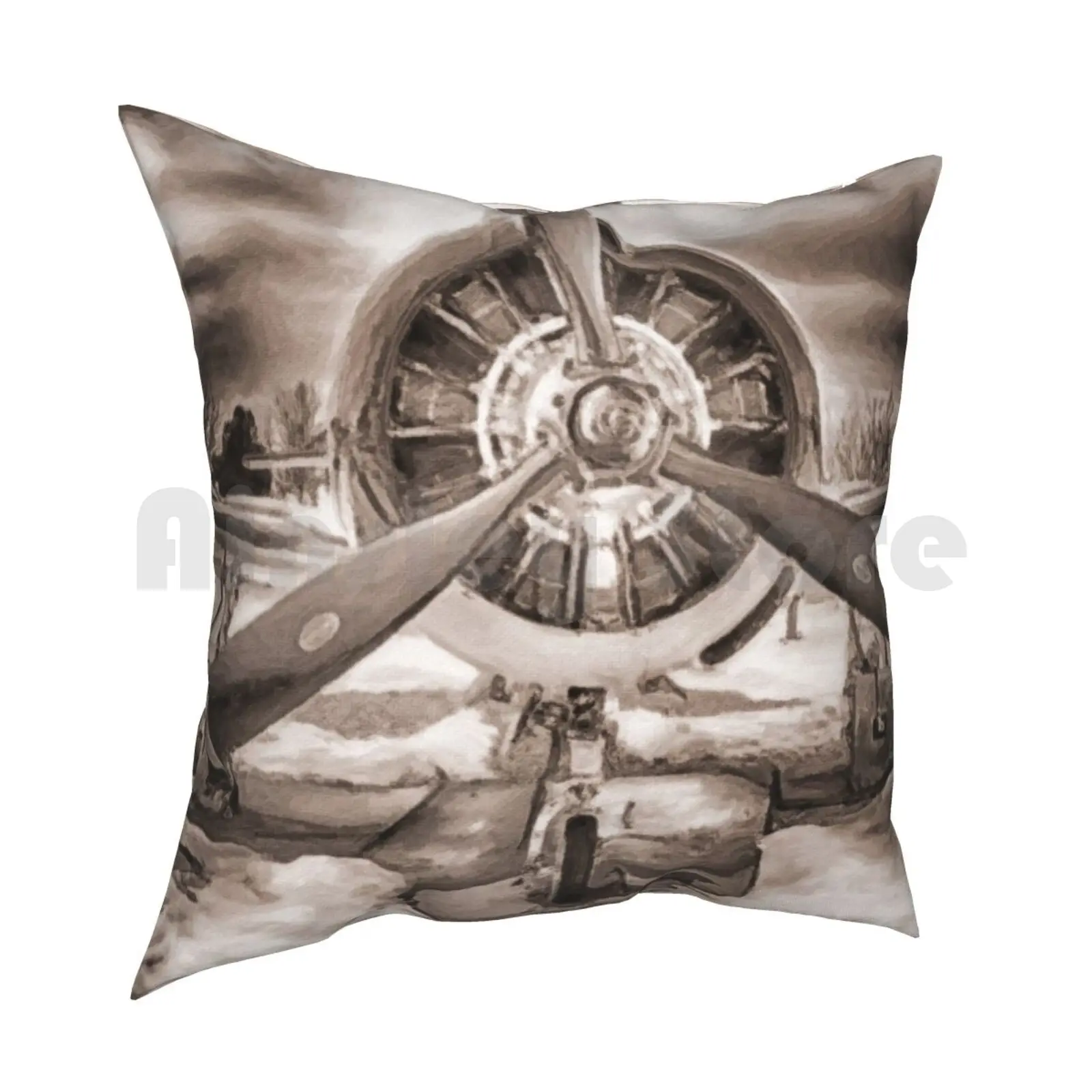 Props By Dam Creative Pillow Case Printed Home Soft DIY Pillow cover Plane Airplane Pilot Captain Navigation Air Force Air